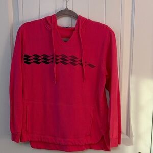 Princess Cruise Line Hot Pink Hoodie with Blue Wave Design